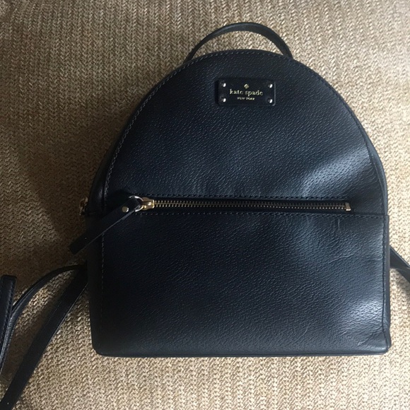 kate spade Handbags - FINAL PRICE!Kate Spade Black Leather Backpack